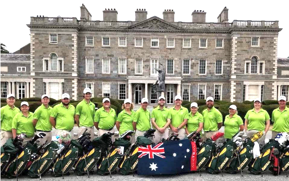 Australian Team at WDGC 2018 at Carton House 